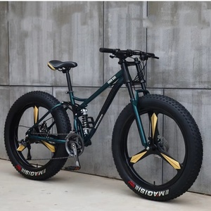 <span class=keywords><strong>Nouveau</strong></span> Vélo Tout-Terrain de Plage 2026 Fatbike 24 Pouces 21 Vitesses Acier Carbone Frein à Disque Absorption des Chocs Fourche à Suspension pour Adulte - Product Image 2