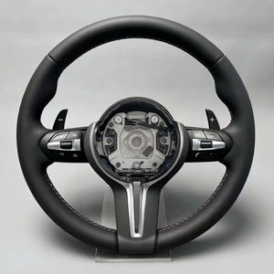 Volant de direction chauffant et vibrant en <span class=keywords><strong>cuir</strong></span> de rechange pour BMW F31 F34 F35 F32 F33 F36 F10 F11 F07 F18 F06 F12 F13 - Product Image 1