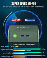 GMKtec G3 Intel N100 MINI PC ordenador DDR4 16G 8G SSD 512GB WIFI 6 BT 5,2 Windows11 pro MINI ordenador barato MINI PC