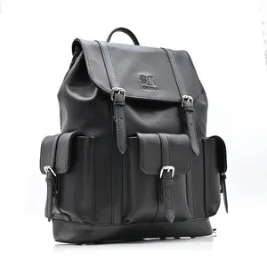 Wholesale Luxury Mens Leather Backpacks Fashion Outdoor Sports Backpacks Bag