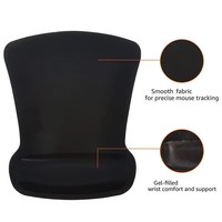 Repose-poignet ergonomique en mousse à mémoire de forme pour souris d'ordinateur, PC Gaming - Conception à trous de massage - Repose-poignet pour souris