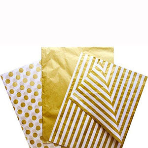 로고 재상할 수 있는 선물 감싸기 부속품을 가진 금박지 티슈 페이퍼 선물 포장 종이 부피 주문 티슈 페이퍼 - Product Image 4