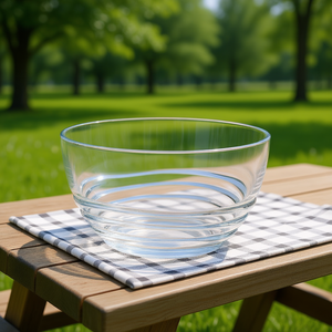 Bol de service en acrylique, 1 pièce, moins de 1L, incassable, pour ustensiles de cuisine d'extérieur - Product Image 2