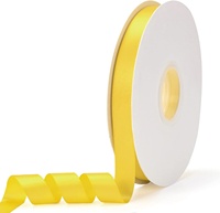 OKAY 5/8 pouces double face haute ténacité ruban de satin polyester écologique feuille d'or imprimé 100 mètres pour emballage cadeau