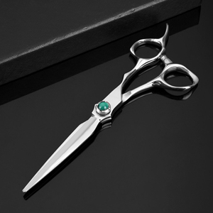 Professional Stainless Steel Dog Grooming Scissors Japanese 440C Curved <b>Thinning</b> Chunker Set <b>Mirror</b> Polished Finish Convenient - Product Image 5