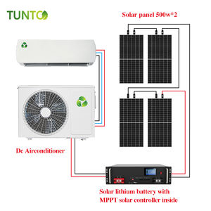Green Energy Comfort Advanced Mini Split 48V DC Solar <strong>Air</strong> Conditioner 9000BTU-24000BTU Full System for <strong>Mauritius</strong> - Product Image 3