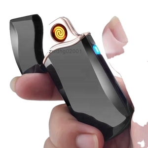 F7 Toque el sensor electrónico inteligente de huellas dactilares para cargar contra el viento Encendedor de cigarrillos USB - Product Image 1