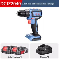 Perceuse sans fil au lithium 20V DCJZ2040, tournevis électrique, mandrin à cliquet, contrôle de vitesse infini réversible, OEM pour le perçage du bois