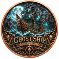 Pièce de monnaie en cuivre pur 999 de 5 oz, colorée, en relief, série Pirate Beauty, dessin animé, sport, édition collector UV 3D