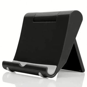 Custom logo Printed Wholesale <b>Foldable</b> Plastic Phone Stand <b>Desk</b> Portable Lazy Bracket Angle Adjustable Cell Phone Holder - Product Image 4