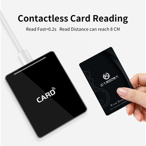 Hệ thống quản lý khách sạn phát hành thẻ khách sạn khóa thiết bị đọc thẻ V8 Máy làm thẻ phòng cảm biến thông minh đầu đọc thẻ USB - Product Image 5