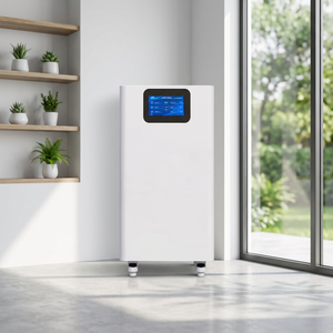 Système de stockage d'énergie domestique tout-en-un sur pied, batterie LiFePO4 48V, hybride, compatible Wi-Fi, protection IP54 - Product Image 1