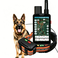 ESEEK Mobilfunkunabhängiger VHF+4G 15KM IP68 Wasserdichter GPS-Hundetracker für Arbeitshunde im Freien