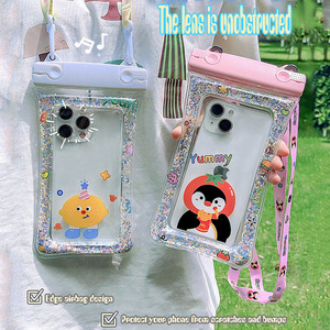 เคสโทรศัพท์กันน้ำลายการ์ตูนน่ารักเคสป้องกันหน้าจอสัมผัสแบบลอยเหมาะสำหรับตั้งแคมป์ว่ายน้ำและถ่ายรูป - Product Image 4