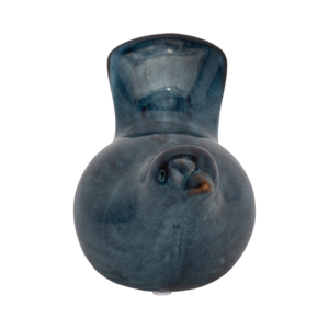 Statuetta di Uccello in Ceramica ClassicBird con Finitura Reattiva, Scultura Decorativa per Bagno, Ufficio, Soggiorno - Product Image 3