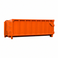 Conteneur à benne basculante robuste pour la collecte des déchets, le recyclage, la construction, la démolition, la location, l'approvisionnement direct d'usine