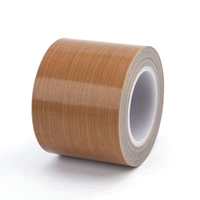 Premium Hochtemperaturbeständiges Antihaft-0,3mm X 10mm PTFE-Glasfaserband Klebeband für Elektronik & Kabelschutz