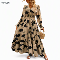 Nouvelle robe de mode de style français pour femmes occidentales, printemps et automne, ODM OEM