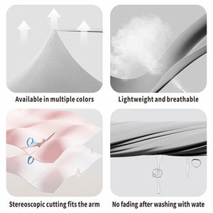 Moda de verano Elástico Montar Ciclismo Manga de brazo de hielo Tela transpirable Protección UV - Product Image 6