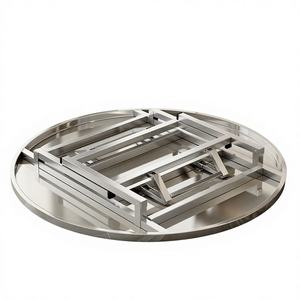 Table de banquet pliante moderne en acier inoxydable résistante à l'eau <span class=keywords><strong>pour</strong></span> hôtel, <span class=keywords><strong>barbecue</strong></span> extérieur, salle à manger et <span class=keywords><strong>location</strong></span> de chambres - Product Image 6