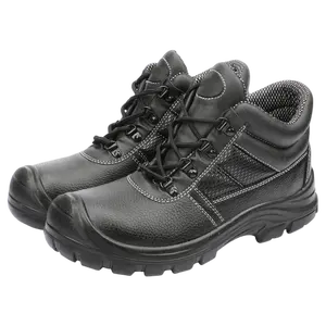 black steel steel toe light weight en345 construction site man work boots safety shoes for men workers