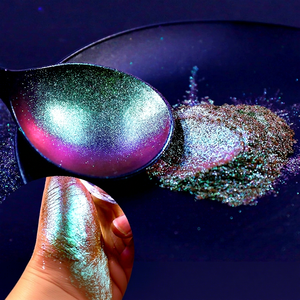 Custom Vagan Hyper Shift Makeup Multichrome Glitter Loose <b>Pigment</b> Shimmer Chameleon Holographic <b>Eyeshadow</b> <b>Pigment</b> - Product Image 1