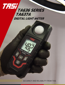 TASI TA636A Digital Meter 0~200000lux Light <b>Illuminance</b> Meter Auto Testing IP65 Speed Measuring Instrument - Product Image 4