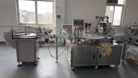 Machine d'étiquetage automatique de capsulage de remplissage de parfum de bouteilles de rouleau d'huile essentielle de 10ml