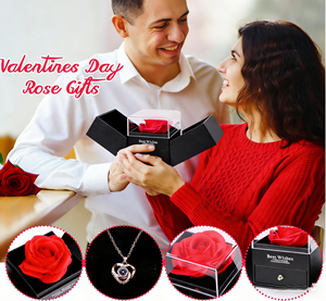 Regalo del Día de la Madre Novirassine 2026, Rosa Eterna Real Preservada <span class=keywords><strong>en</strong></span> Caja con Collar <span class=keywords><strong>Te</strong></span> <span class=keywords><strong>Amo</strong></span> <span class=keywords><strong>en</strong></span> 100 <span class=keywords><strong>Idiomas</strong></span> <span class=keywords><strong>Diferentes</strong></span> - Product Image 3