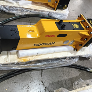 สำหรับไฮดรอลิกเบรกเกอร์ SB 45 แบบกล่อง สำหรับเครื่องยนต์ มอเตอร์ รถแบคโฮ รถขุดขนาดเล็ก รถตักล้อยาง (Bob Cat 7-14 ตัน) รับประกัน 1 ปี - Product Image 1