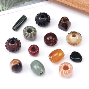 <b>Acrylic</b> Big Hole <b>Beads</b> Wholesale 16mm Irregular Gemstone <b>Bead</b> Colorful DIY Accessories for Clothing Shoes - Product Image 1