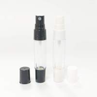 Bouteille de parfum de voyage portable de 10ml, atomiseur rechargeable à double extrémité avec vaporisateur transparent