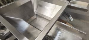 Nuevo Alimentador Vibratorio Personalizado de Acero Inoxidable 304 Duradero de 2024, Tolva de Alimentación Grande de 150L Antibacteriana para la Industria Alimentaria - Product Image 6