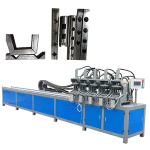 Desktop hydraulic stainless steel cutting 90 degree angle semi-automatic rectangular frame punching machine