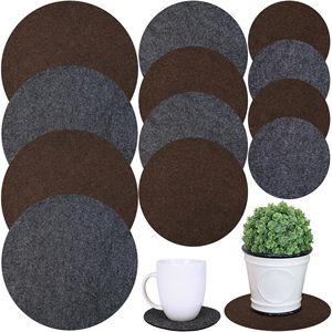 Sous-verre en feutre de polyester écologique, absorbant l'eau et isolant thermiquement, accessoires de cuisine, tapis de jardinage en tissu non tissé - Product Image 2