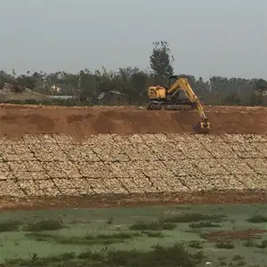 Çin Gabion tedarikçisi fiyat altıgen taş gabyon sepetleri boyutu gabyon tel örgü