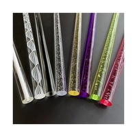 Barre en acrylique PMMA transparente extrudée, tige en plexiglas solide, longueur personnalisée, bâton en plastique pour présentation