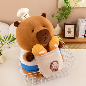 Divertido y Adorable Peluche de Capibara con Forma de Pan, Muñecos de Peluche Suaves para Niños, Regalo, Decoración del Hogar, Venta al por Mayor - Product Image 4