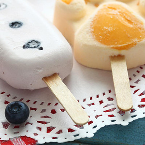 Newell Rectangular plano personalizado <span class=keywords><strong>de</strong></span> <span class=keywords><strong>madera</strong></span> para sostener la etiqueta creativa Linda comida desechable piruleta bambú helado palo para la venta - Product Image 4
