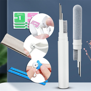 Kit de nettoyage Airpod Nettoyant PVC multifonction Chiffon en microfibre Lingettes humides Mastic de nettoyage <span class=keywords><strong>pour</strong></span> produits électroniques - Product Image 5