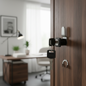 Serratura Ric Cab75Vnve per Porte con Vernice ALUBOX, Serrature per Mobili Made in Italy - Product Image 3