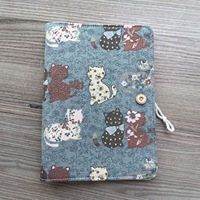 Carnet à feuilles mobiles portable détachable style Ins pour chat, A5 A6, mignon, journal littéraire, journal intime, carnet de notes, cadeau