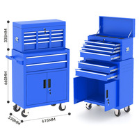 Chariot d'entretien multifonctionnel, établi mobile, boîte modulable et combinable, chariot de réparation automobile, Chine