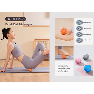 Alta calidad Fitness portátil <span class=keywords><strong>Mini</strong></span> auto silicona 4 velocidades cuerpo completo vibrador Yoga Fascia músculo calefacción sincronización Control masaje - Product Image 6