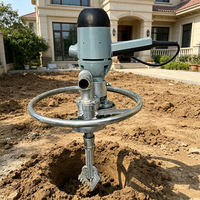 Machine de forage de puits d'eau électrique portative DIY pour jardin, mini-foreuse de sol pour irrigation
