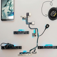 Grosir Asli Power Volume Flex untuk iPhone 7 8 Plus X XR XS Max bagian pengganti ponsel Flex Cable Switch