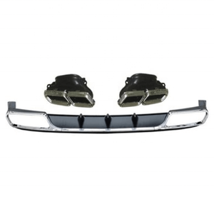 Auto DIFFUSORE POSTERIORE CON PUNTE DI SCARICO per MERCEDES-BENZ <span class=keywords><strong>W212</strong></span> E63 <span class=keywords><strong>AMG</strong></span> 2014 - 2017 - Product Image 1