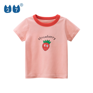 Camiseta de algodón de Boutique <span class=keywords><strong>para</strong></span> niños, ropa colorida de verano - Product Image 3