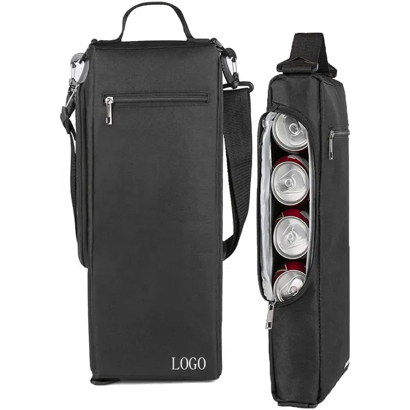 Sıcak satış yüksek kalite Golf soğutucu çanta özel Logo yumuşak taraflı yalıtımlı soğutucu 6 paket kutular veya iki şarap şişeleri tutar