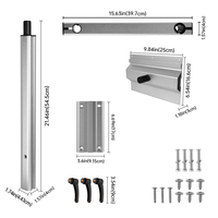Pied de table amovible et rotatif en alliage d'aluminium pour camping-car, caravane, motorhome